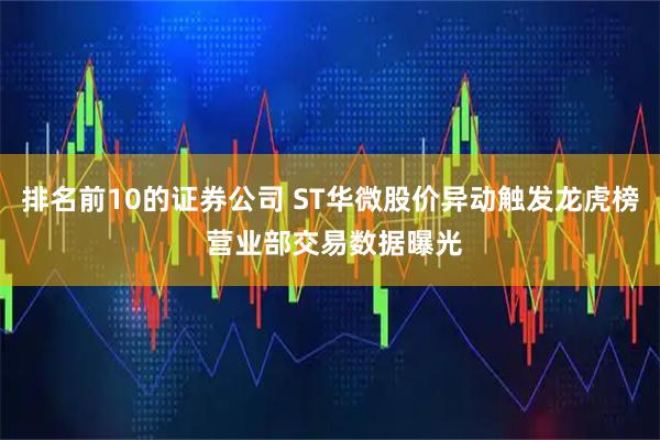 排名前10的证券公司 ST华微股价异动触发龙虎榜 营业部交易数据曝光